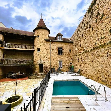 Elegant Medieval Restaure Avec Piscine, Cheminee, Proche Du Golf Et Attractions Culturelles - Fr-1-489-335 *